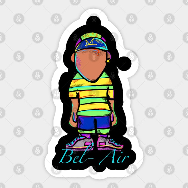 Bel Air Sticker by Mr_Bentley